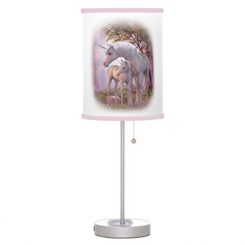 Enchanted Unicorns Table Lamp