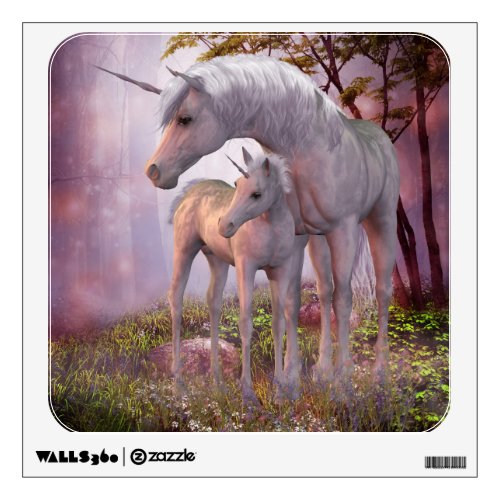 Enchanted Unicorns Wall Decal