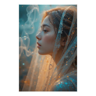 Enchanted Veil Portrait Poster