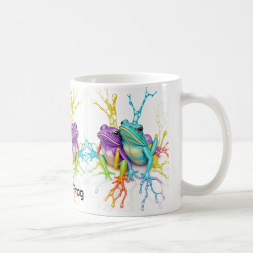 Enchanted Vibrant Frog Besties CoCo Coffee Mug