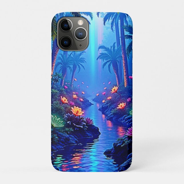 Enchanted Vibrant River Forest Dream Case-Mate iPhone Case (Back)