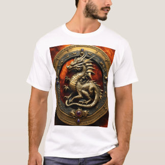 "Enchanted Watercolor Dragon T-Shirt" T-Shirt
