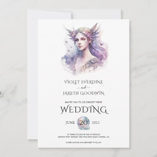 Enchanted Wedding Invitation