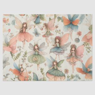 Enchanted Whimsical Fairies Tissue Paper