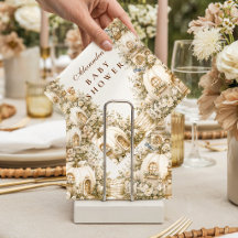 Enchanted White Pumpkin Village Baby Shower