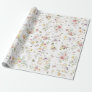 Enchanted Wildflower Fairytale Garden Wedding Wrapping Paper