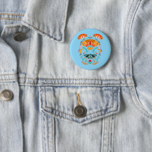Enchanted Wings Magical Moth Butterfly Button
