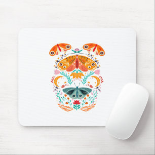 Enchanted Wings Magical Moth Butterfly Mouse Pad