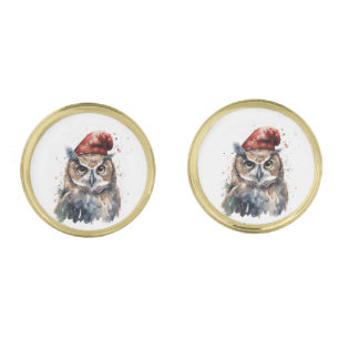 Enchanted Winter Owl Cufflinks