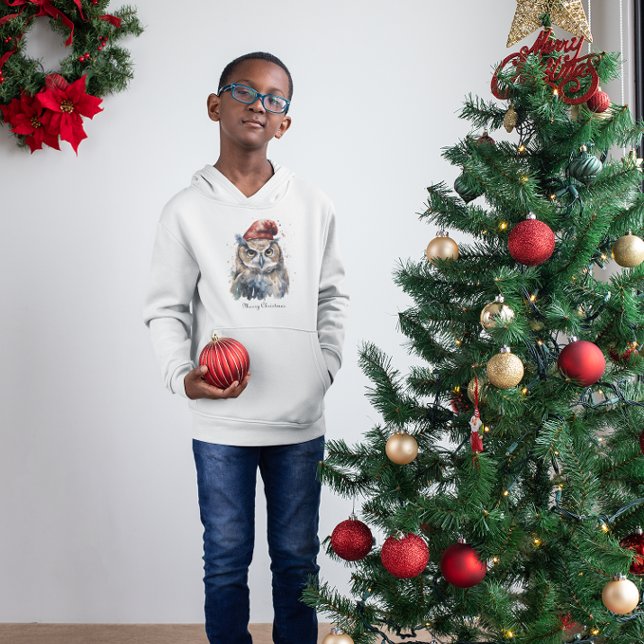 Enchanted Winter Owl, custom Hoodie (Creator Uploaded)