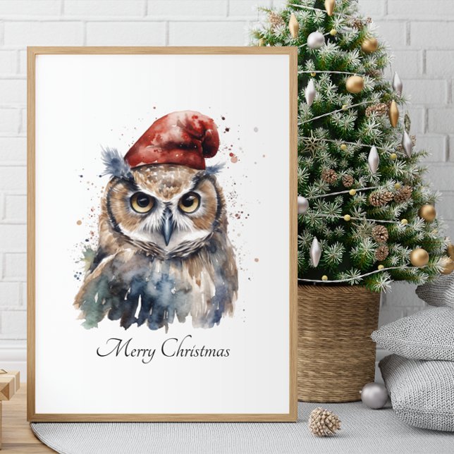 Enchanted Winter Owl, custom Poster (Creator Uploaded)