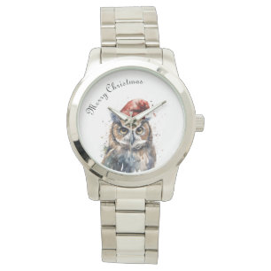 Enchanted Winter Owl, custom Watch
