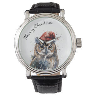 Enchanted Winter Owl, custom Watch