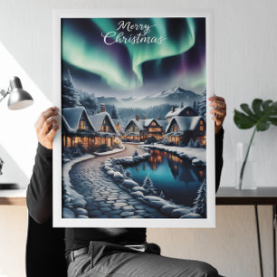 Enchanted Winter Wonderland Christmas Poster