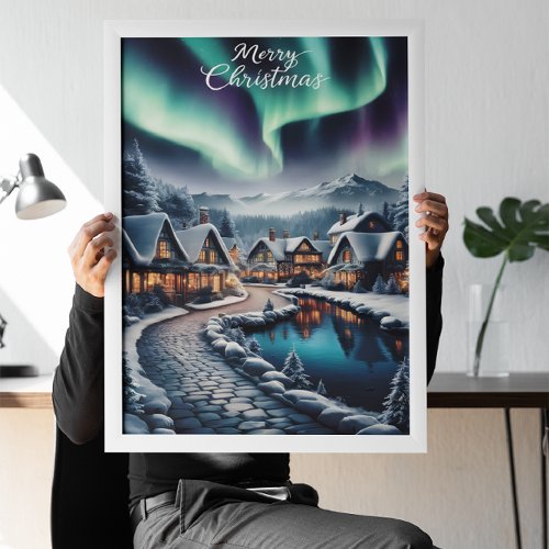 Enchanted Winter Wonderland Christmas Poster