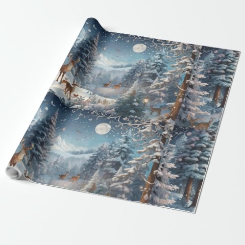 Enchanted Winter Woods _  Wrapping Paper