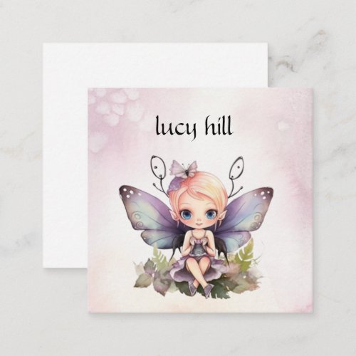 Enchanted Wishes Fairy  Enclosure Card
