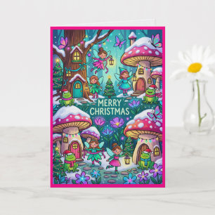 Enchanted Woodland Animals Christmas Card