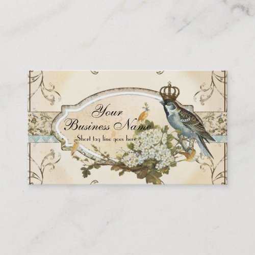 Enchanted Woodland Birds Advertising Businesses Business Card