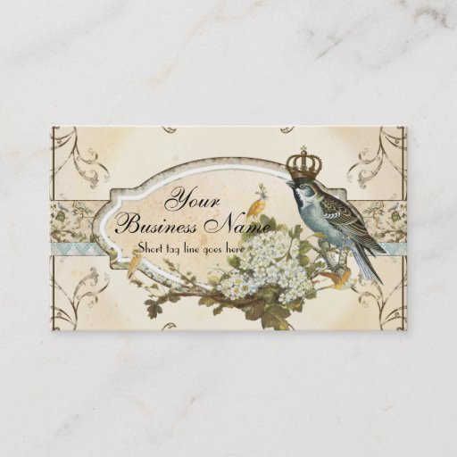 Customizable Enchanted Woodland Birds Advertising Businesses Business Cards