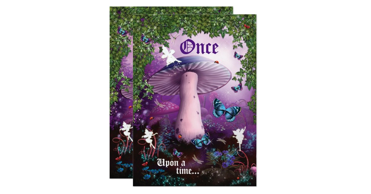 Enchanted Woodland Fairy Forest Party Invitation | Zazzle.com