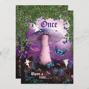 Enchanted Woodland Fairy Forest Party Invitation