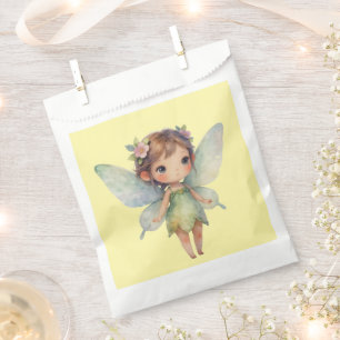 Enchanted Woodland Fairy: pastel green Sprite Favor Bag