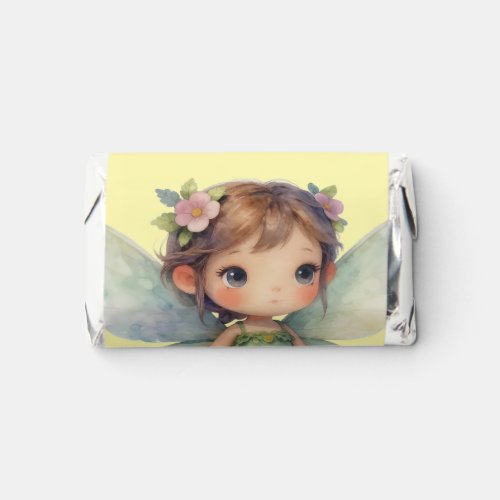 Enchanted Woodland Fairy: pastel green Sprite Hershey's Miniatures
