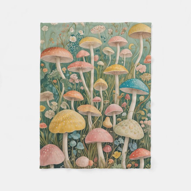 Enchanted Woodland Fleece Blanket (Front)