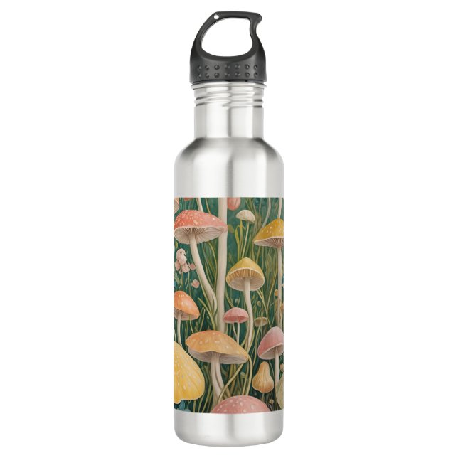 Enchanted Woodland Stainless Steel Water Bottle (Front)