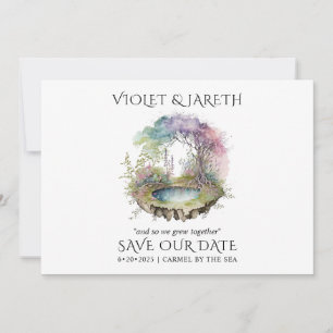 Enchanted Woodland Wedding Save The Date