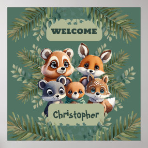 Enchanted Woodland Wonderland Poster