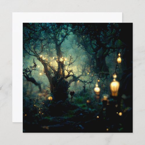 Enchanted Woods Flat Print Card