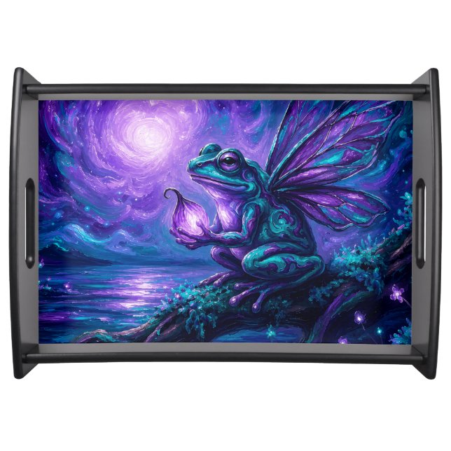 EnchantedTreeFrog Serving Tray (Front)