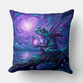 EnchantedTreeFrog Throw Pillow
