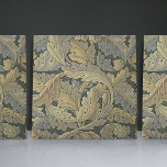 Enchanting Acanthus William Morris Floral  Ceramic Tile<br><div class="desc">Immerse yourself in the world of elegant design with this intricate floral ceramic tile by the renowned artist William Morris. Featuring the mesmerizing Acanthus pattern, this tile showcases symmetrical leaf ornaments in subtle watercolors, bringing timeless beauty to any home. William Morris's designs, characterized by their repeating patterns based on natural...</div>