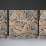 Enchanting Acanthus William Morris Floral  Ceramic Tile<br><div class="desc">Immerse yourself in the world of elegant design with this intricate floral ceramic tile by the renowned artist William Morris. Featuring the mesmerizing Acanthus pattern, this tile showcases symmetrical leaf ornaments in subtle watercolors, bringing timeless beauty to any home. William Morris's designs, characterized by their repeating patterns based on natural...</div>