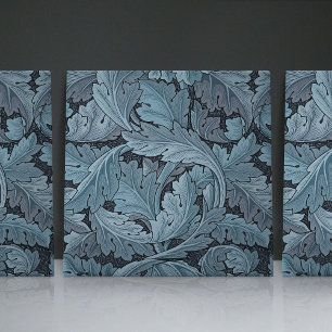 Enchanting Acanthus William Morris Floral  Ceramic Tile