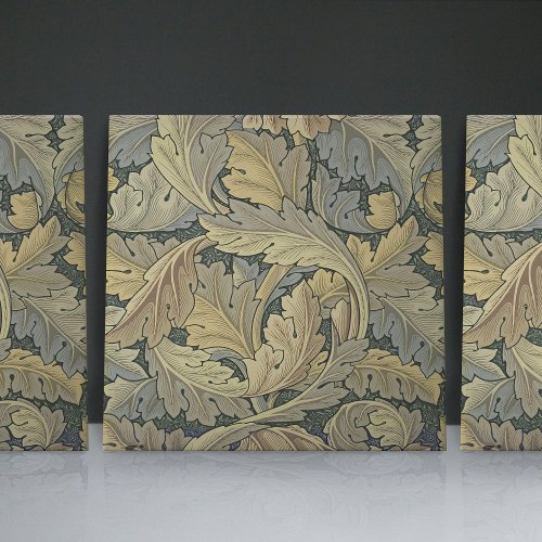 Enchanting Acanthus William Morris Floral  Ceramic Tile