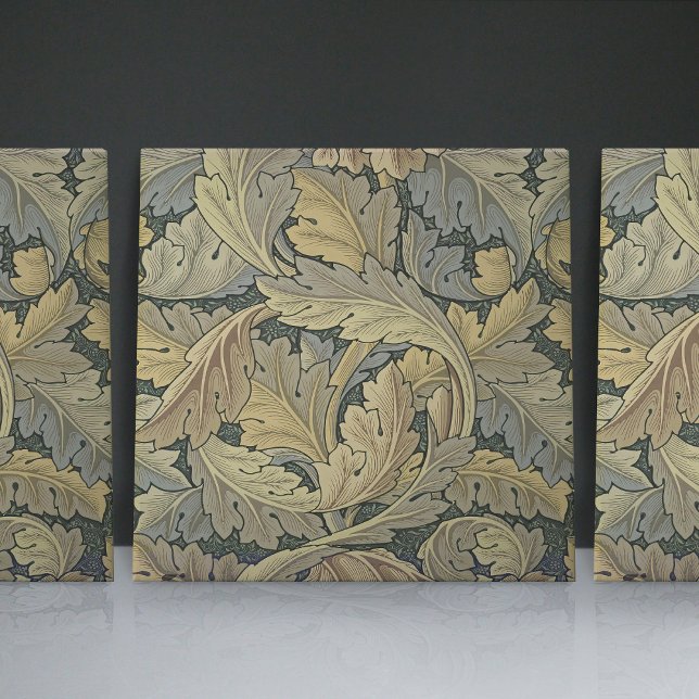 Enchanting Acanthus William Morris Floral  Ceramic Tile (Creator Uploaded)