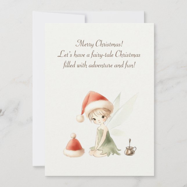 Enchanting and whimsical greeting card! invitation (Front)