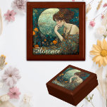 Enchanting Art Nouveau Lady in Moonlight Gift Box<br><div class="desc">Enchanting Art Nouveau Lady in Moonlight gift box. Enchanting Art Nouveau Lady in Moonlight gift box, now available for personalization! Inspired by the elegance of the Art Nouveau movement, this captivating design showcases a mesmerizing scene featuring a lady nestled amidst a meadow adorned with vibrant orange wildflowers. The soft glow...</div>