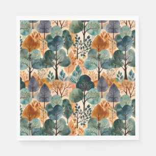Enchanting Autumn Trees Napkins
