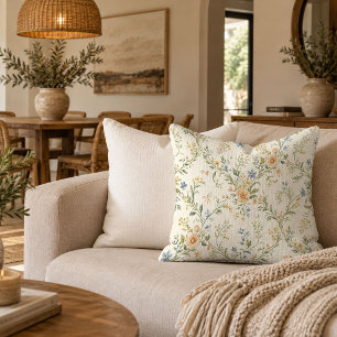 Enchanting Autumn Wildflower Cottagecore Pillow Co