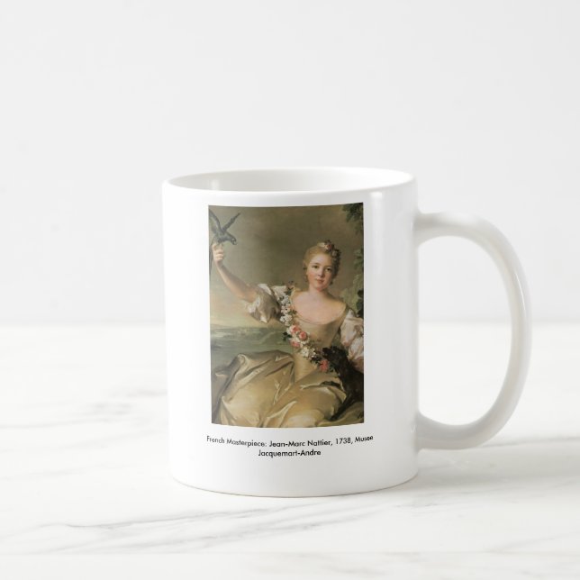 Enchanting Beauty_1, French Masterpiece: Jean-M... Coffee Mug (Right)