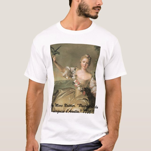 Enchanting Beauty_1,  Jean-Marc Nattier, "Portr... T-Shirt (Front)