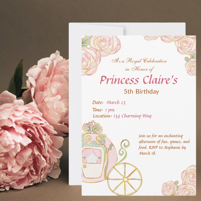 Enchanting Birthday Princess Invitation (Creator Uploaded)