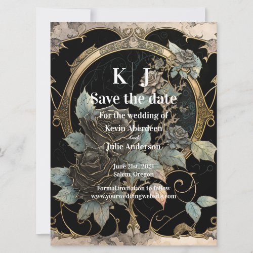 Enchanting Blooms Save The Date