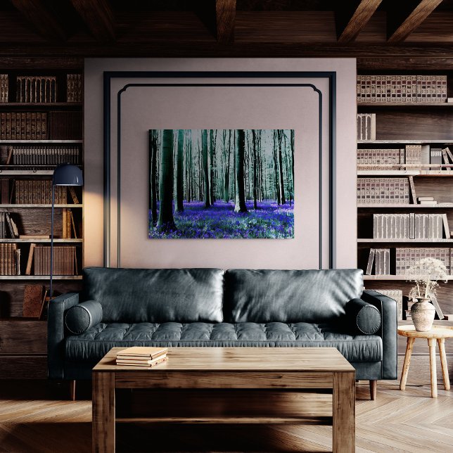 Enchanting Bluebell Forest  Canvas Print (Creator Uploaded)