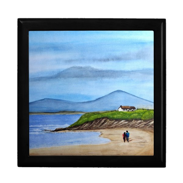 Enchanting Bluff by the Sea Jewelry Box